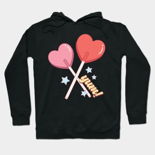 Yum! Valentine Lollipops Hoodie